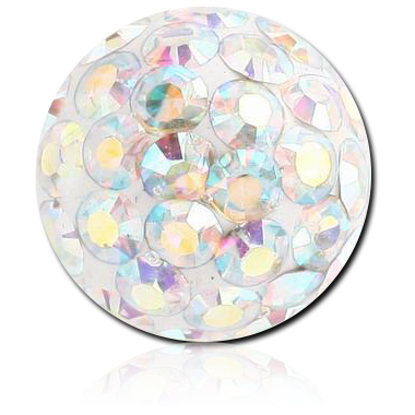 STERILE EPOXY COATED VALUE CRYSTALINE JEWELED BALL