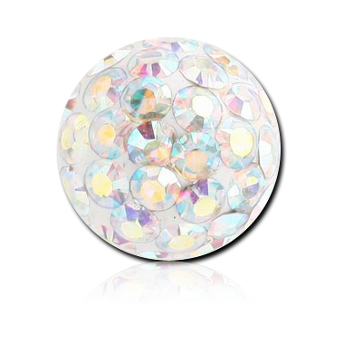 STERILE EPOXY COATED CRYSTALINE JEWELED MICRO BALL